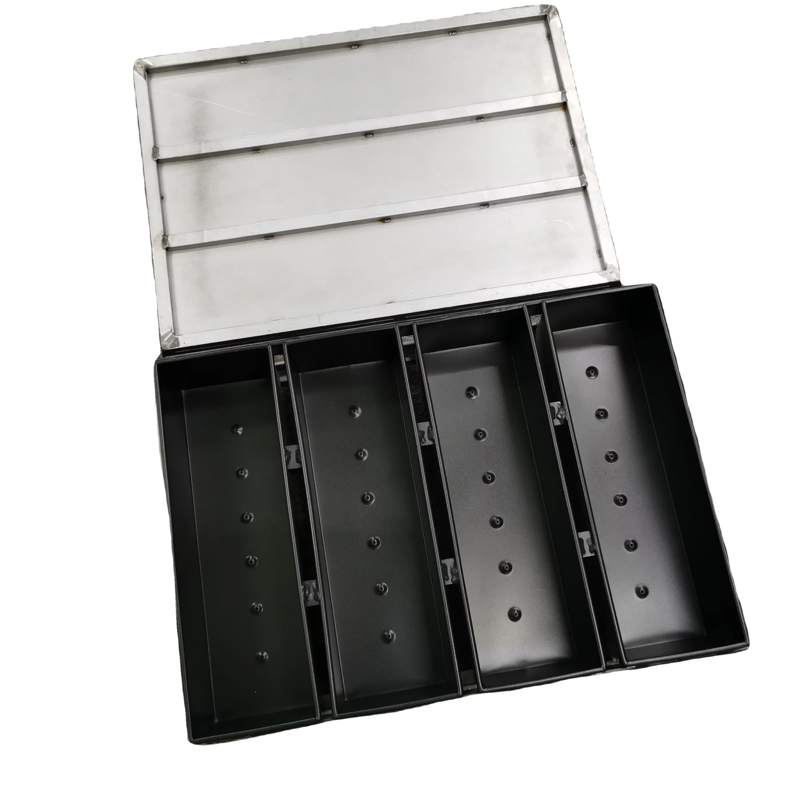 
Custom Non-stick Industrial Bread/Crimped Loaf Pans Set with Lid 