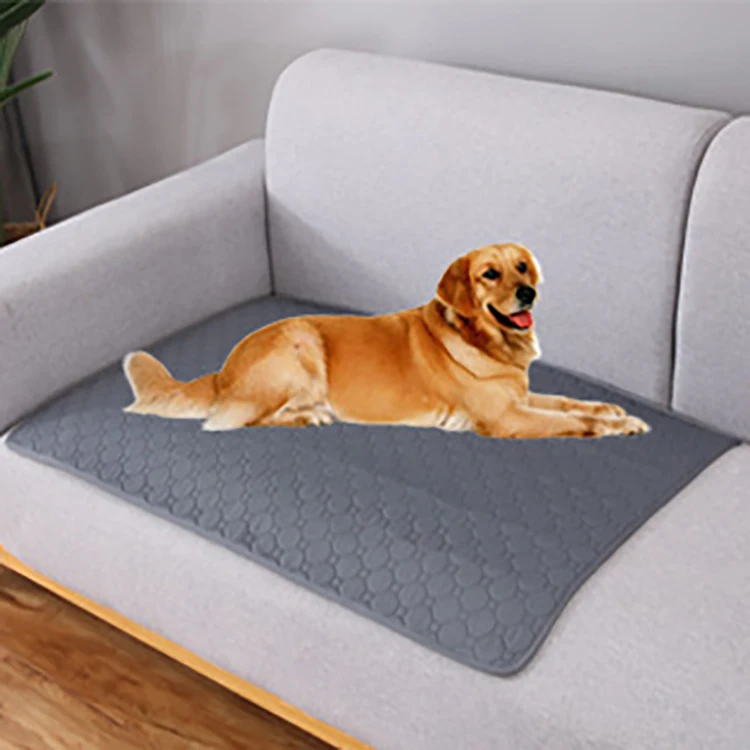 wholesale custom size high quality puppy pee urine mat dog car anti slip washable underpads reusable