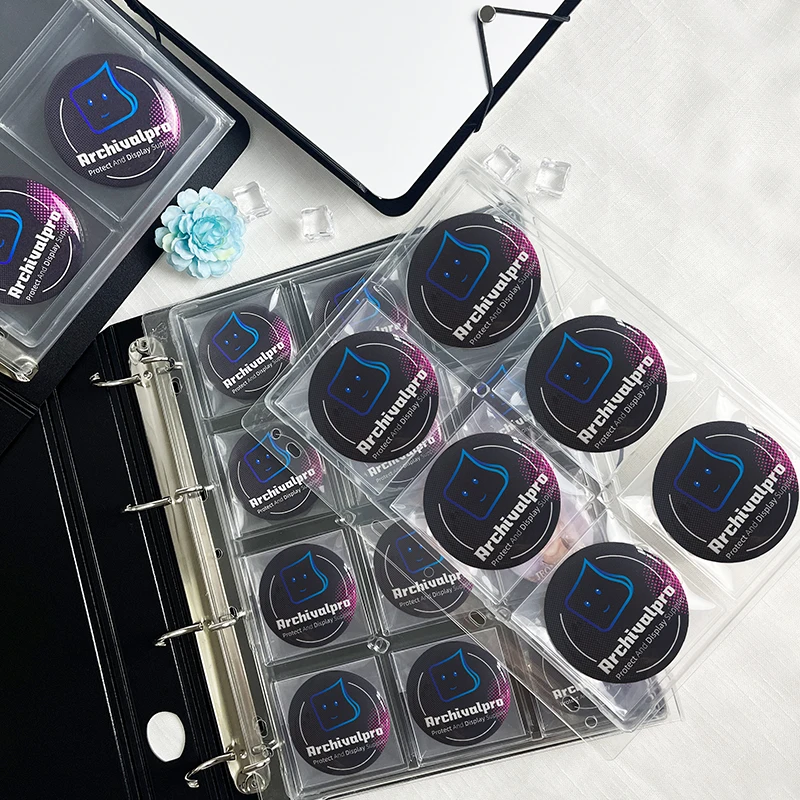 Archivalpro Bar Card Book Multi slot Storage Page Replacement Core Protection Anime Peripheral Badge Storage Book