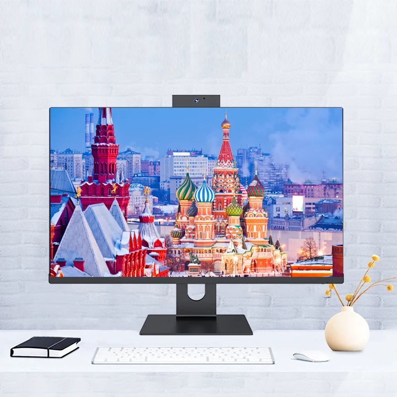 China Manufacturer 23.8Inch Core i5 i7 i9 CPU AIO Desktop PC gaming computer hardware softwarelaptop all in one gaming pc