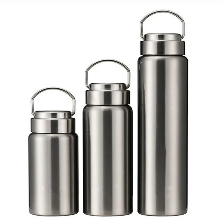 BPA Free Multi-color 350ml 500ml 750ml 1000ml vacuum insulated stainless steel leak-proof double wall hot sport water bottle