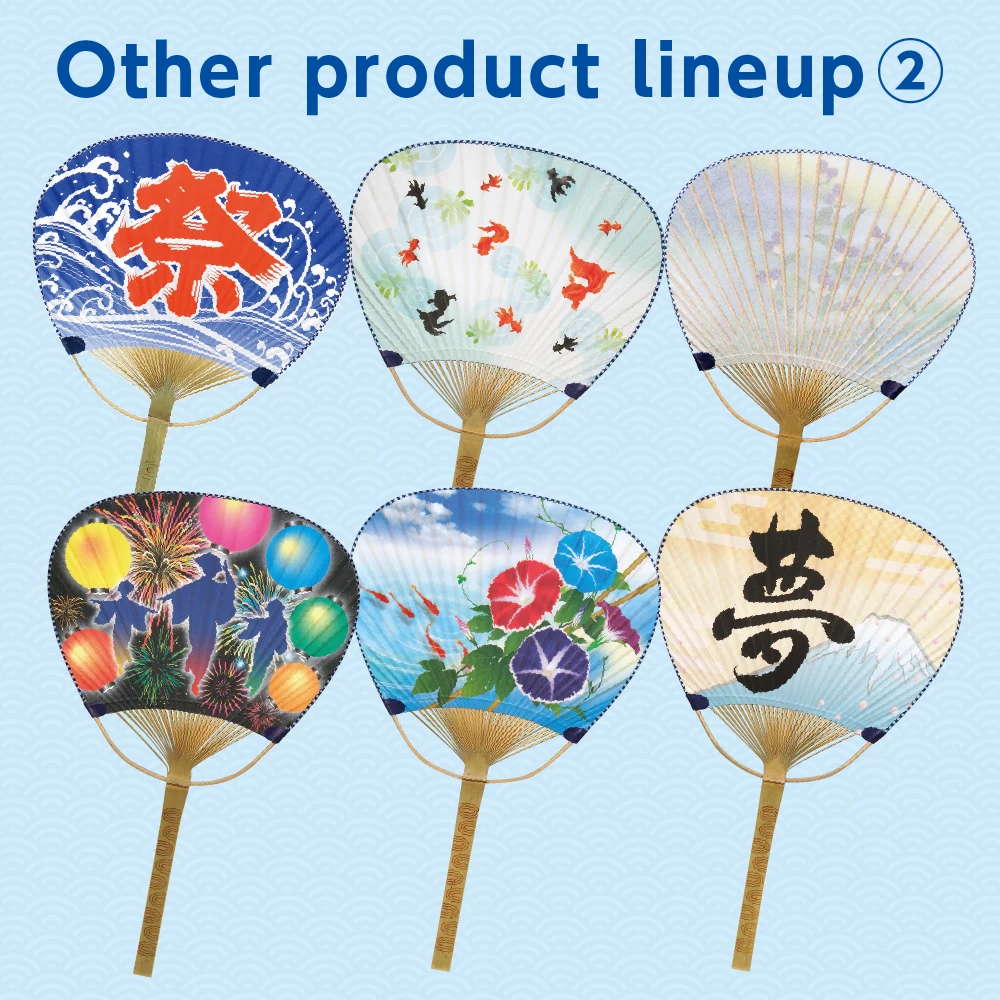 Idols characters anime manga ukiyo-e custom large hand held fans