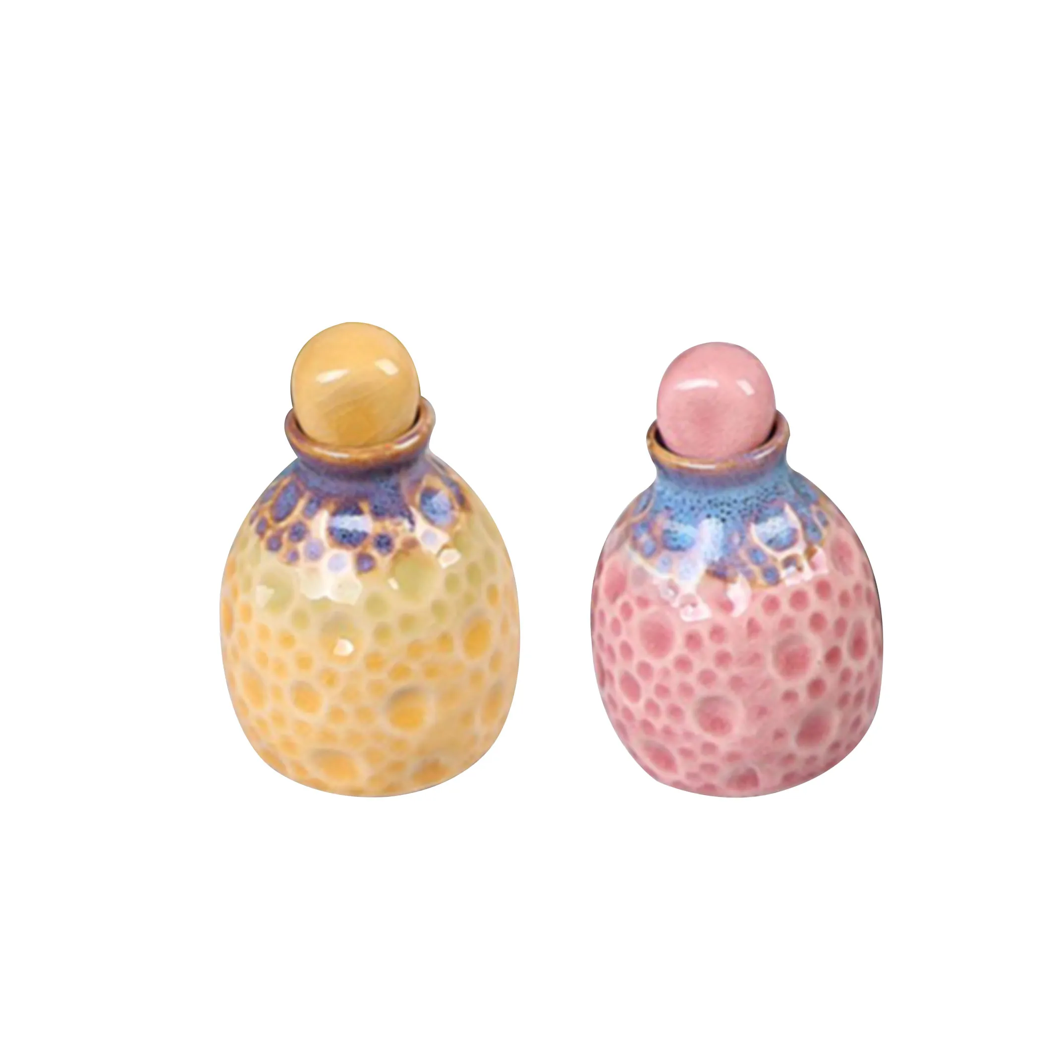 Luxury hair oil bottles body massage oil bottle ceramic reed diffuser bottles