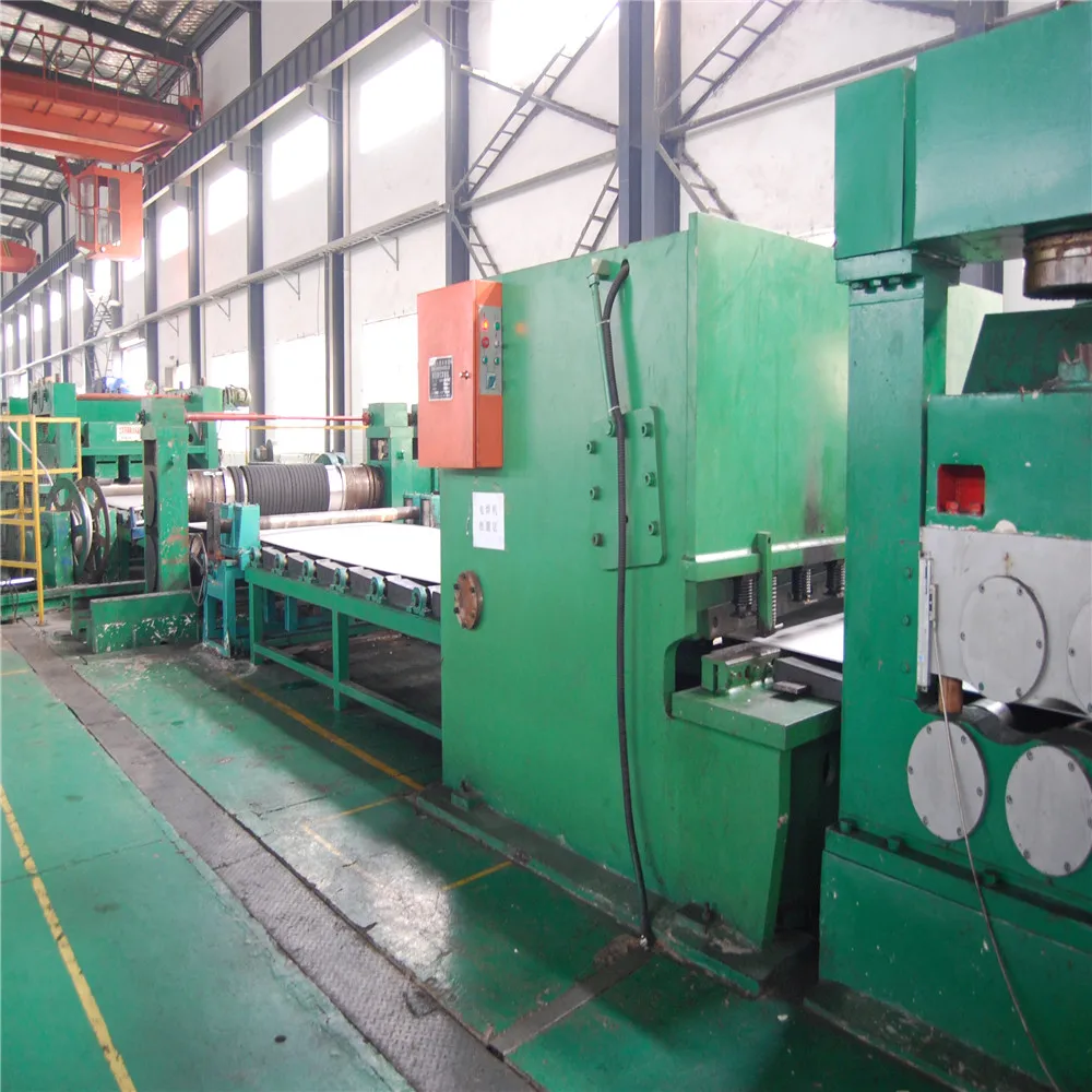 Cutter coil sheet steel coil cut to length line