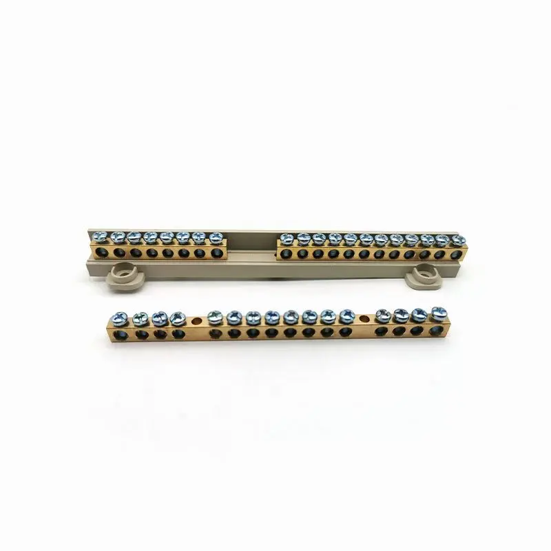 XP6509D-16P Screw Fixing Connector Neutral Ground Bar Nickle Power Distribution Terminal Block