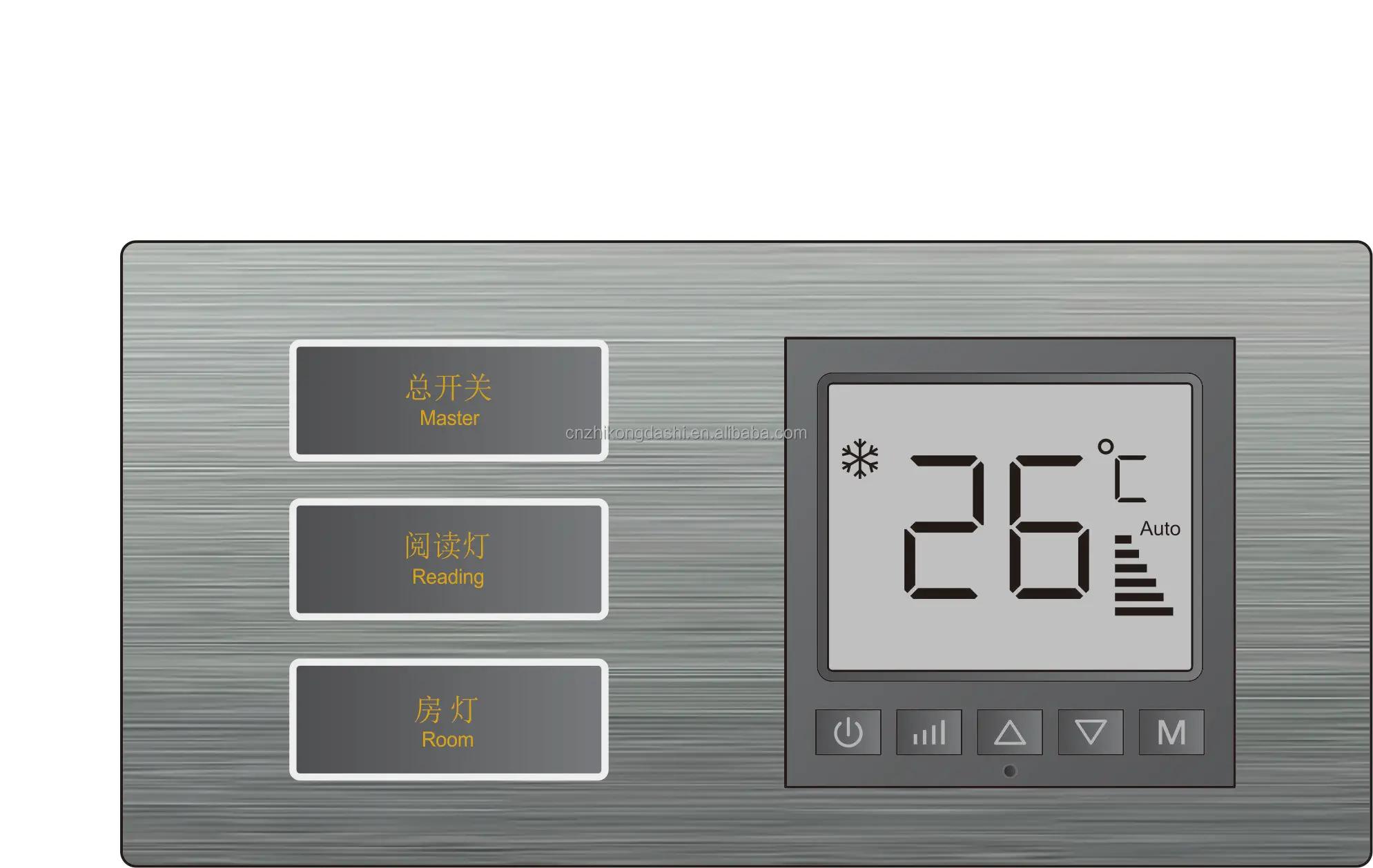 Factory hot-selling gray smart wall switch Hotel room porcelain wall WIFI switch Smart home Tuya switch