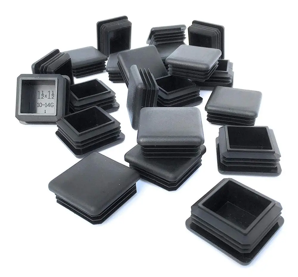 Plastic plug tube insert square plastic cap