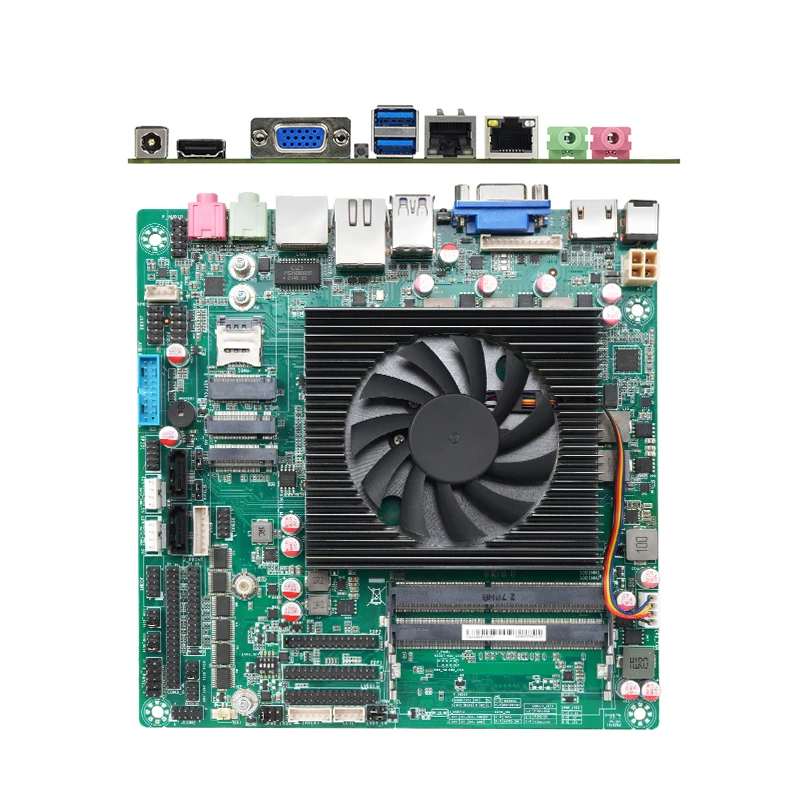 Zeroone Coffee Lake 8th 9th 10th gen core 8100H 9300H 10500H HM370 Chipset Thin Itx Mainboard With 6COM 2LAN