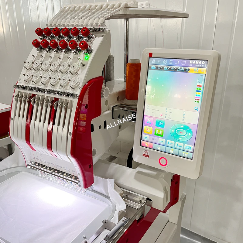 Высокоскоростная компьютеризированная промышленная вышивальная машина, 12 игл, Одна Головка, готовая швейная вышивальная машина по заводской цене