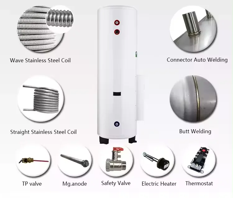 Good price  100L 200L 300L 500L 1000L Buffer tank storage  316 stainless steel wholesale hot water tank