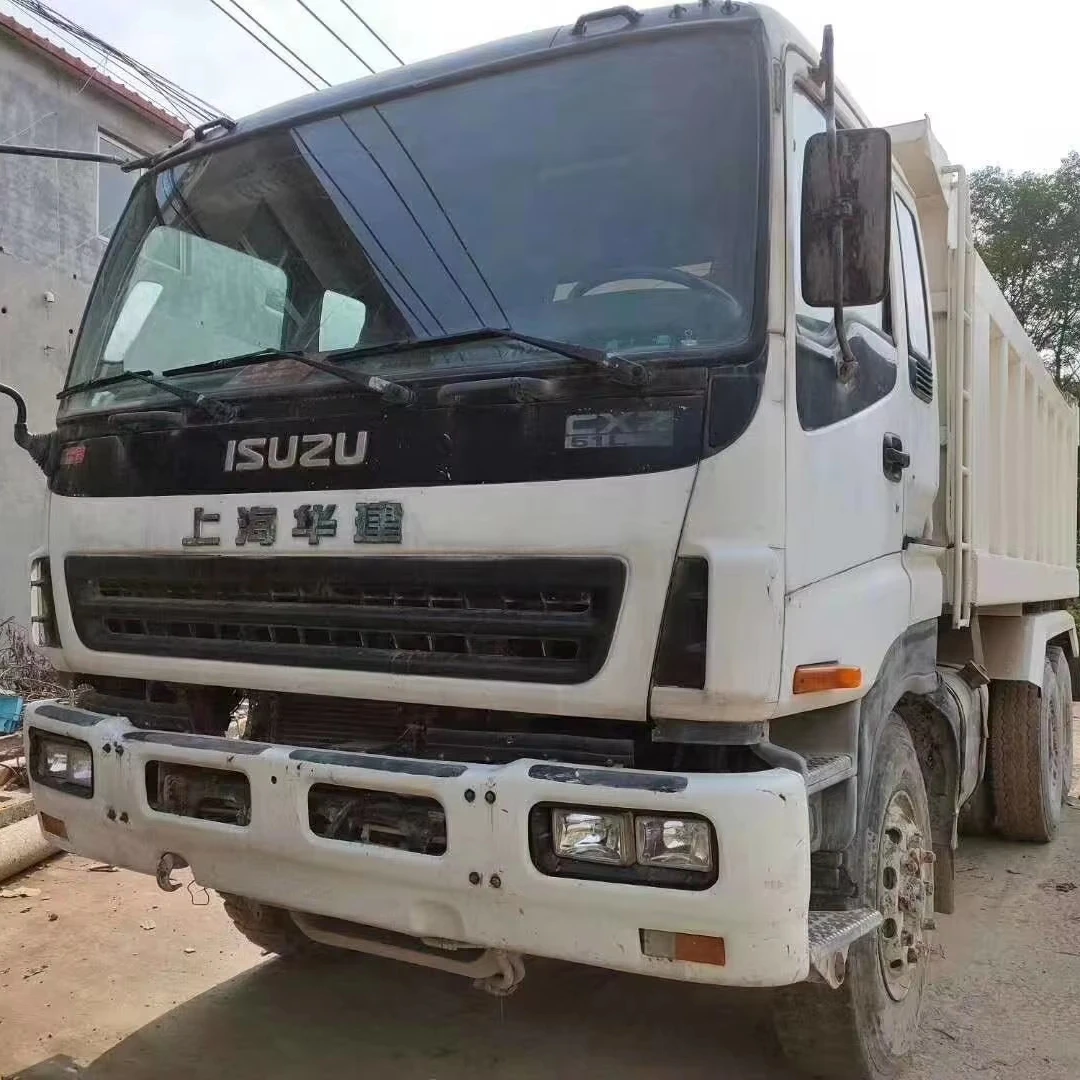 Japanese High Quality Isuzu Giga 6x4 30tons Dump Truck Stone Transport Tipper Truck Factory Supply