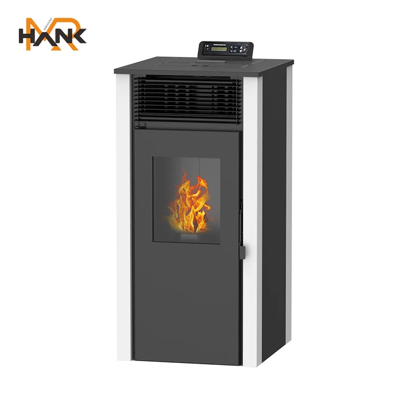Factory 12KW Modern Automatic Pellet Heater Furnace Remote Control of Fireplace Interior Heating