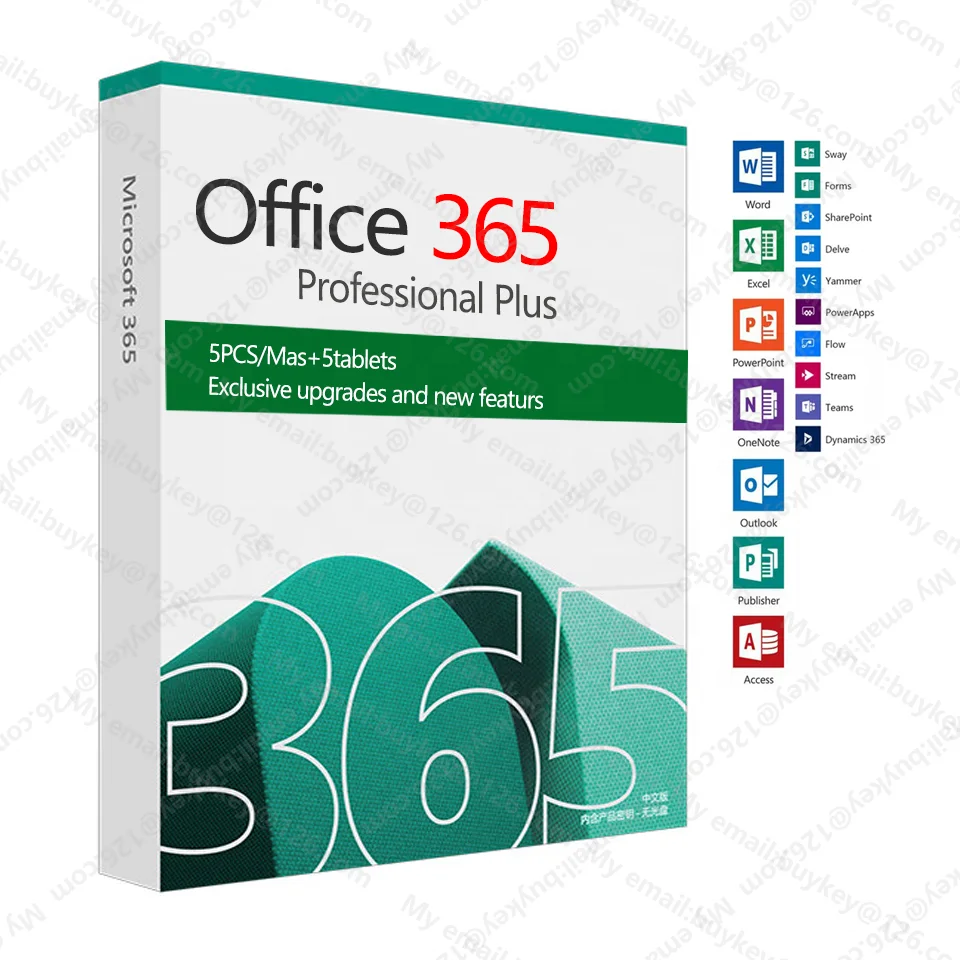 Office 365 Account+Password Office 365 Pro Plus Keycard/ Office 365 Professional Plus Account 5 User 365 office 365 license key