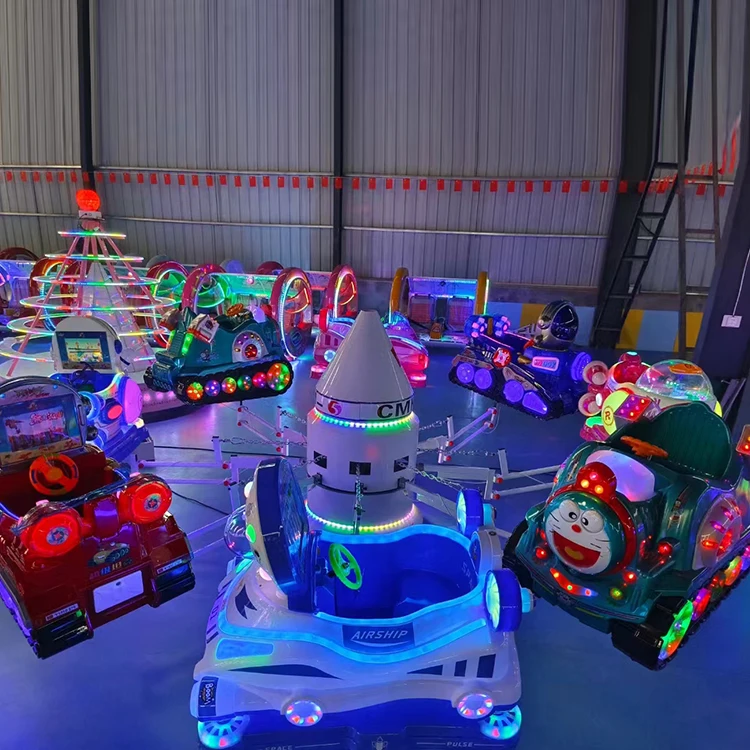 Kiddie amusement ride electric mini plane carousel merry for sale kiddy ride airplane