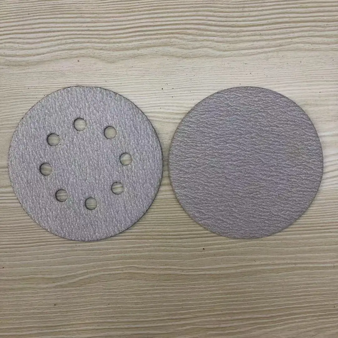 Wholesale Sand Paper Sand Disc Paper for Glass Aluminum Oxide 4.5inch NUOPU