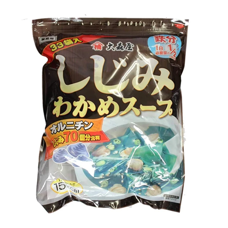 Шидзими моллюски умами готов к употреблению в пищу быстрого приготовления вакаме японский питательный