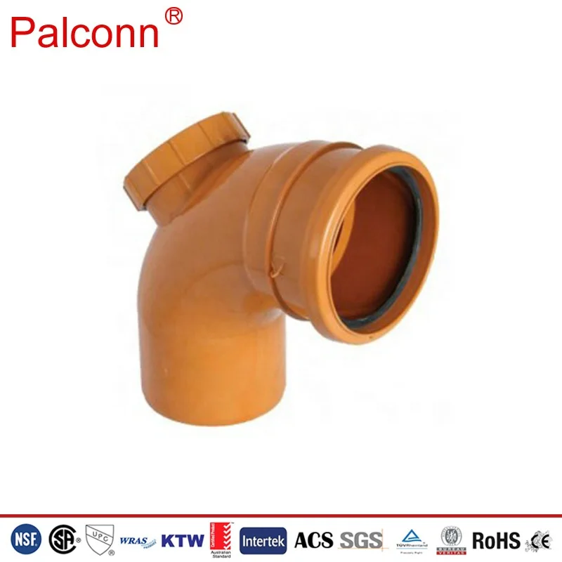 110mm orange color cpvc pipe fittings