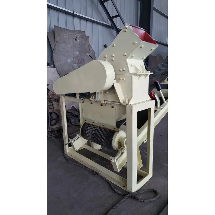 New Industrial Stainless Steel Mobile Hammer Mill Shredder for Stone Rock Gold Ore Limestone Glass Crushing