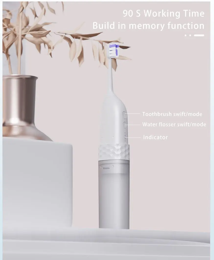 Oral Hygiene Products Home Use Professional Electric Toothbrush Water Flosser 2In1 Oral Irrigation Equipment