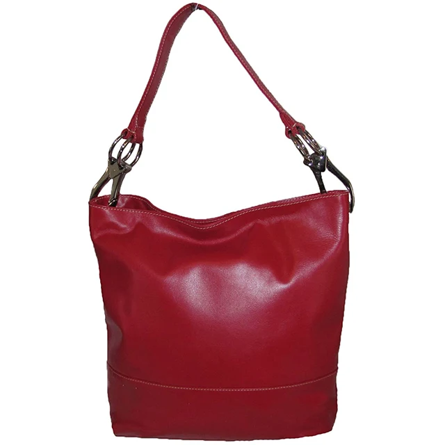 Factory custom new red fashion shoulder bag womens tote bags