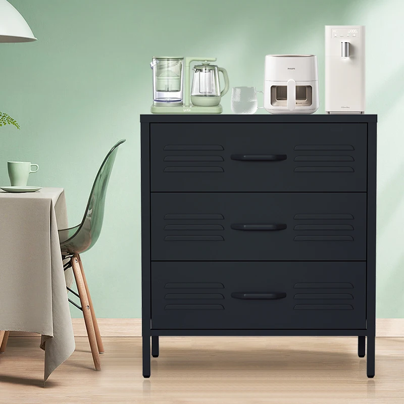 living room cabinets drawer storage cabinet metal storage chest of drawers bedroom night table bedside with 3 /4 drawer