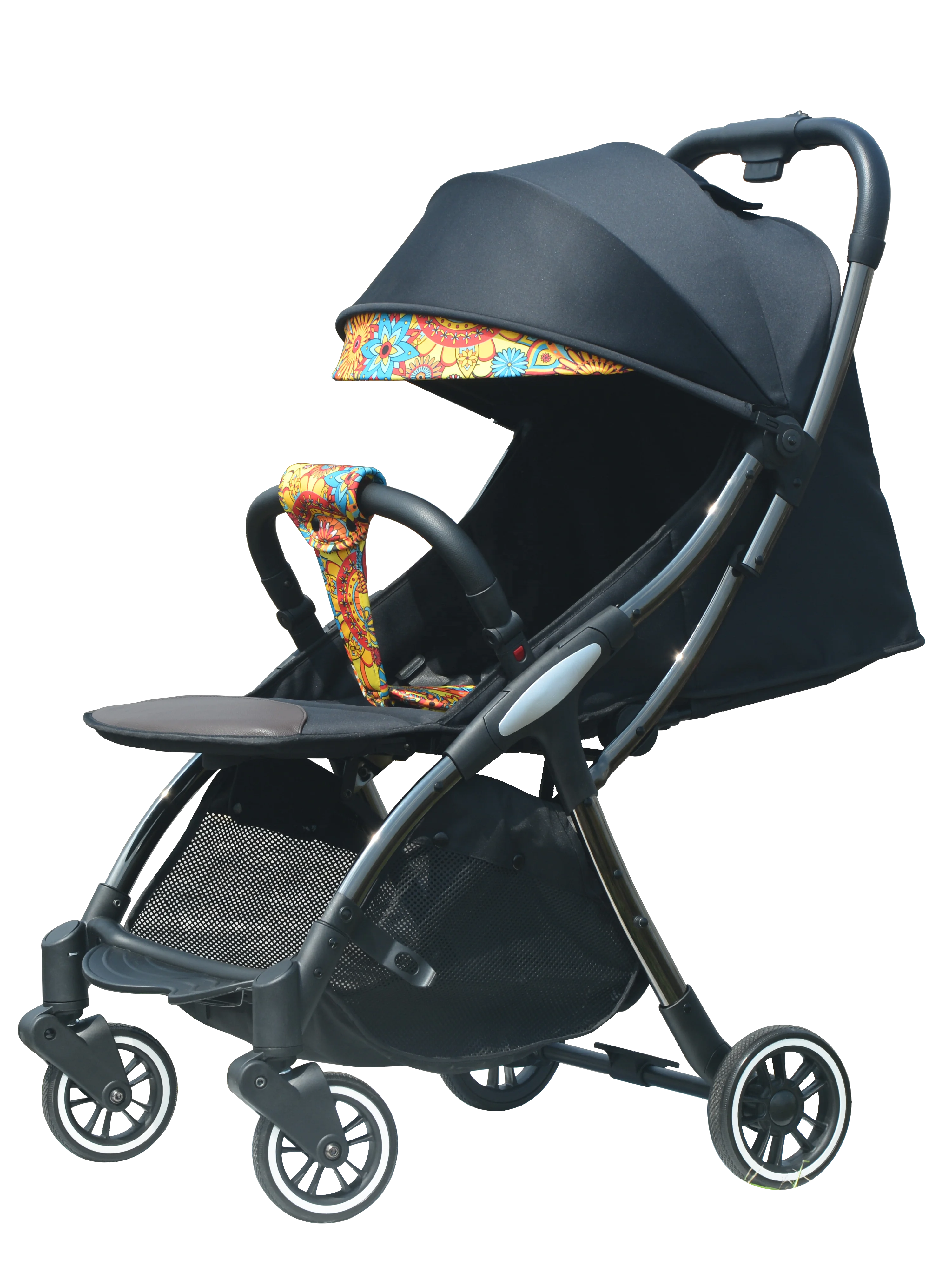 Автоматическая Складная Компактная дорожная коляска легкие складные автоматические коляски silla de paseo para bebes