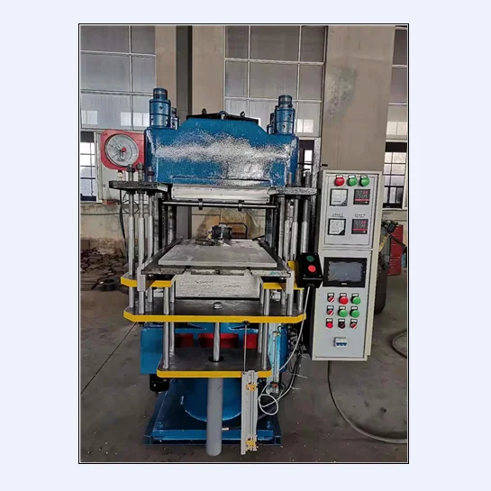 100Ton Automatic hydraulic hot press with manual push-pull mould