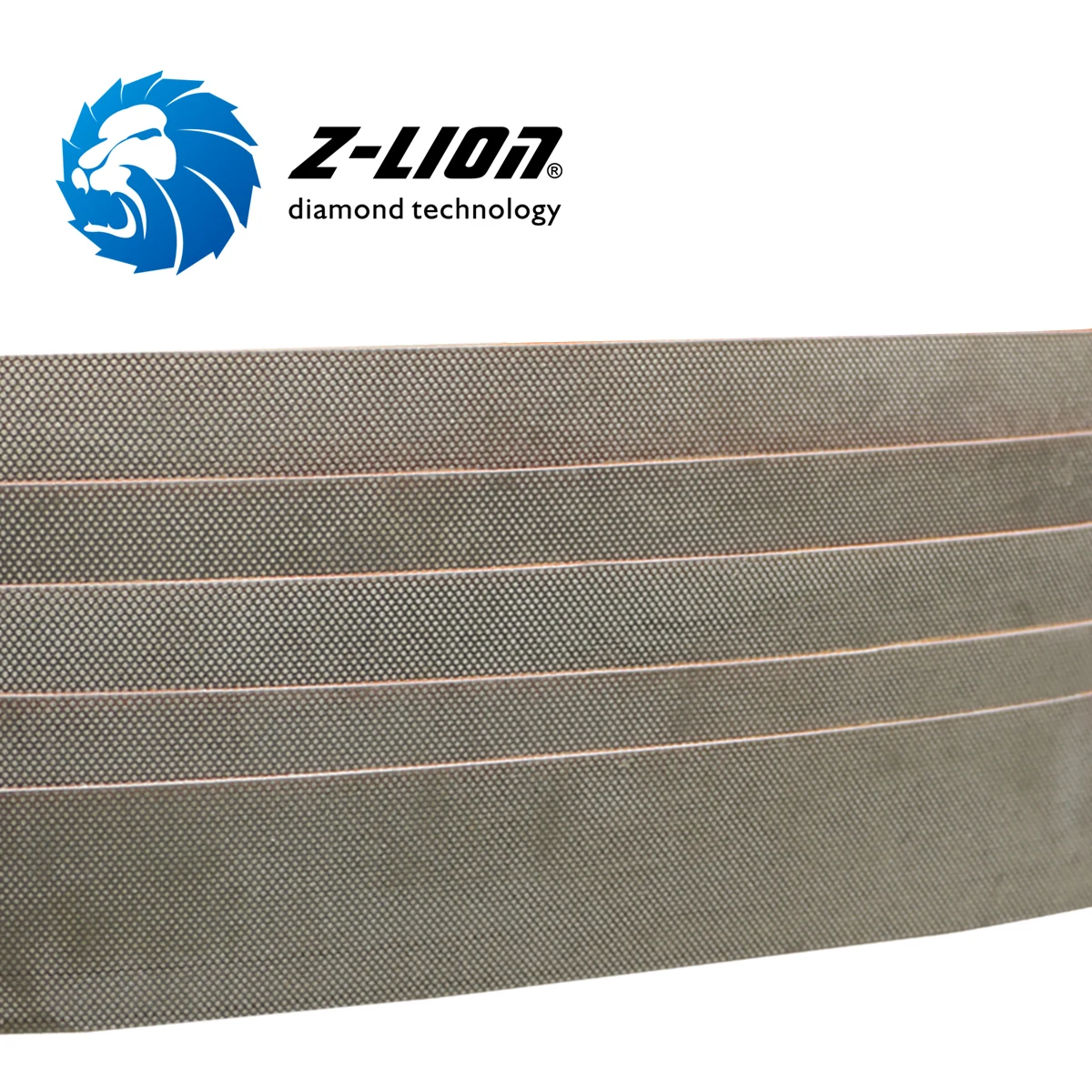 Z lion diamond electroplated sanding belts for stone glass ceramic tile