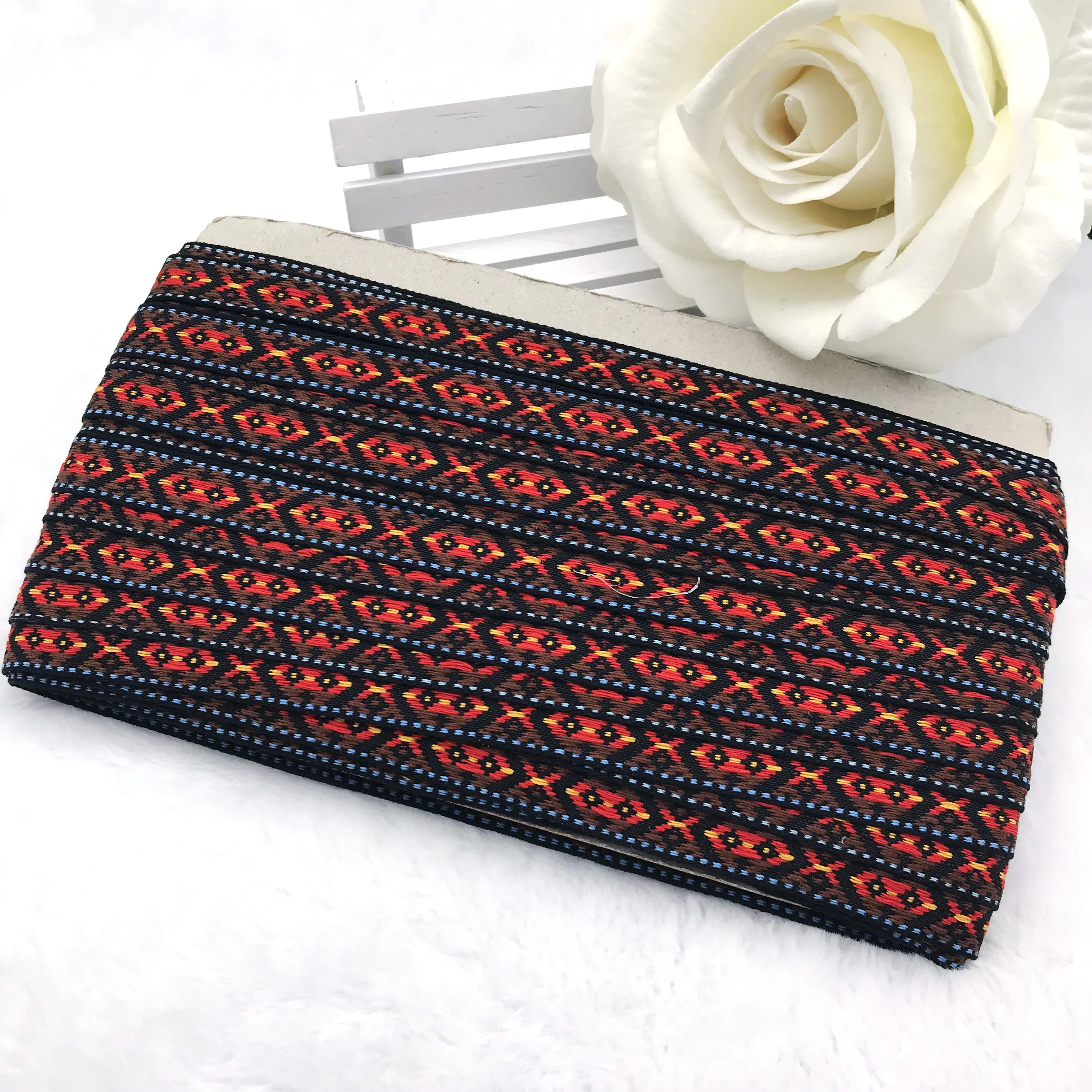 polyester damask woven jacquard ribbon jacquard webbing tape