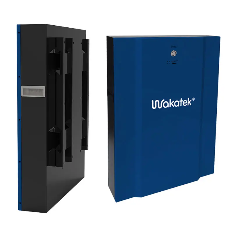 WAKATEK 10kw 20kwh Baterie Solaire Home Use Lifepo4 Iron phosphate-Lithium Battery Module 51.2v For Solar Systems 48v 200ah