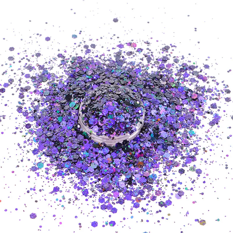 Chameleon sequins glitter crafts nail patch makeup eye shadow chameleon Korea large sequins mixed glitter
