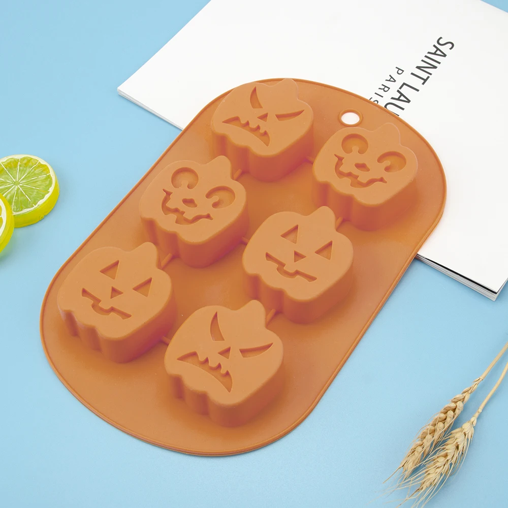 Customized pumpkin moule gateau silicone fondants chocolate cookie baking 3d mould for cake