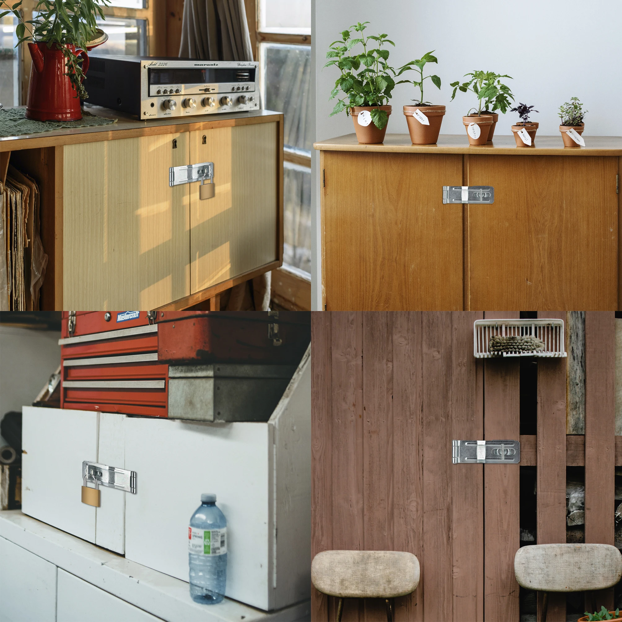 Safety Padlock Hasp Lockout Hasp And Staple With Screws