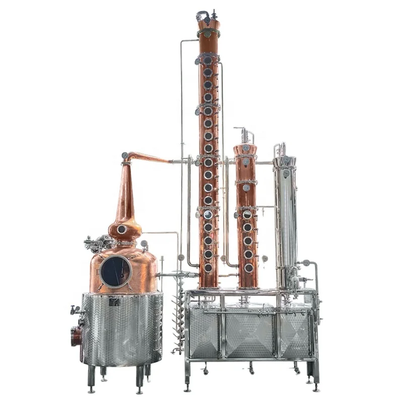 200L-1000L  96% alcohol distillation moonshine still whisky gin copper distiller vodka distilling machine