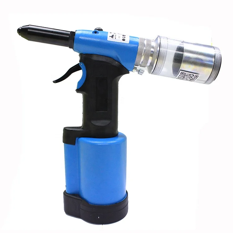 Riveting Tool Powerful Pneumatic Air Machine Blind Rivet Tool Set 85-100psi Practical 2300 Lbs Rivet Setter 2.4-6.4 2PC