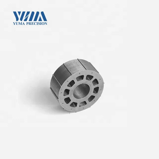 OD122.2mm Professional product High precision motor rotor and stator laminated iron core stamping silicon steel