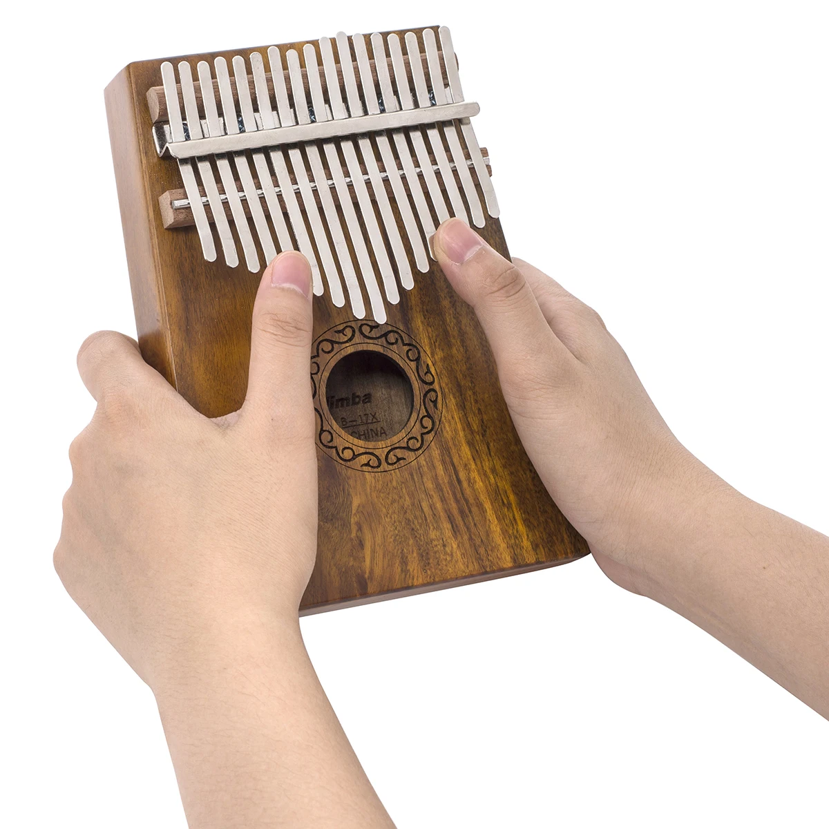 Wholesale High quality durable using various wooden 17 key mini kalimba thumb piano
