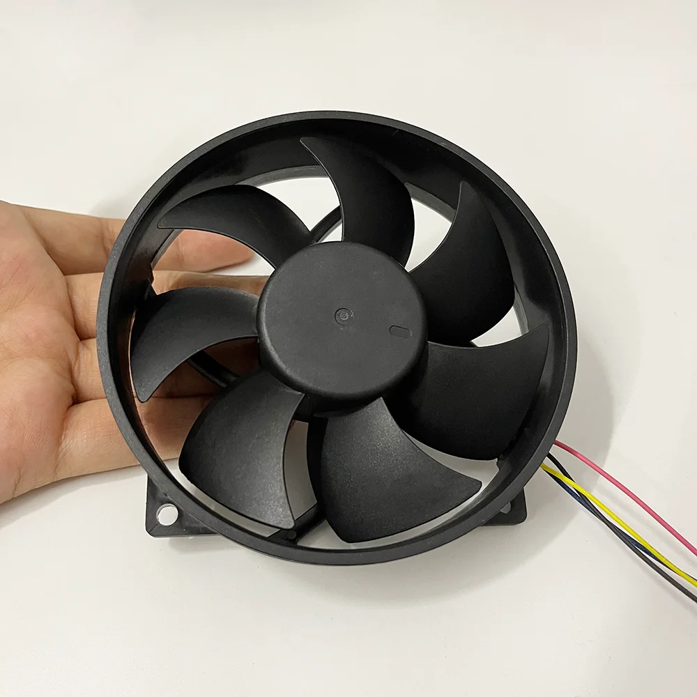 95x95x25mm Round fan KDE1209PTVX 4.4w 12v 24v dc brushless axial flow fan for Round mosquito lamp, moxibustion, smoke extractor