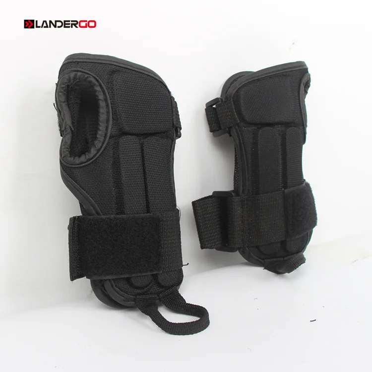 Ski Gloves Extended Wrist Palms Protection Roller Skating Hard Gauntlets Adjustable Skateboard Gauntlets Support