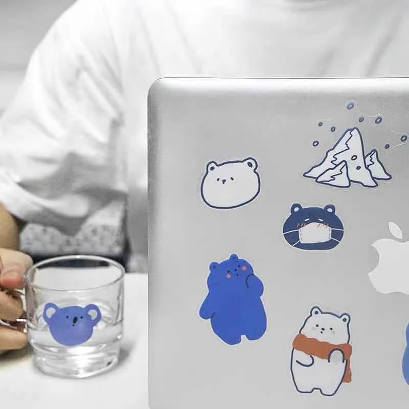 Luggage Laptop Sticker Diary Fridge Outdoor Go Hiking Travel Scenery Waterproof Custom  Stickers