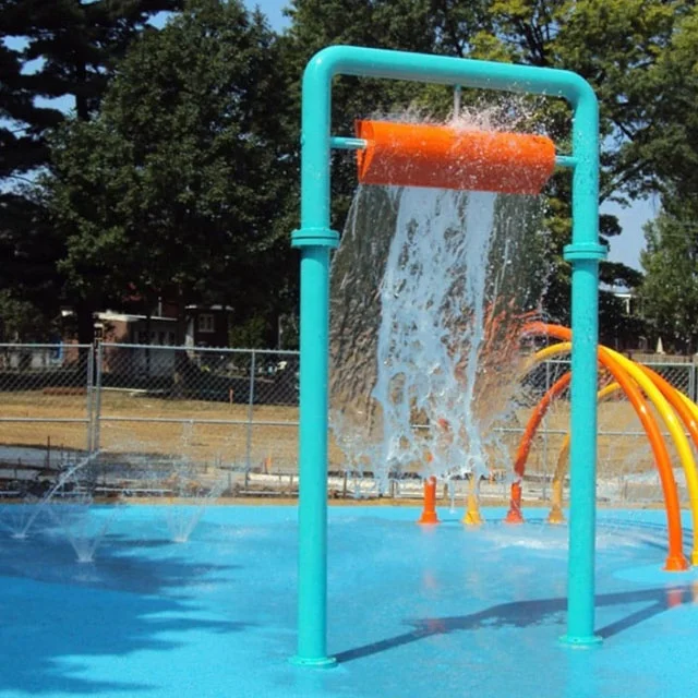 Leisure play stainless steel anti-corrosion tipping buckets water splash pad