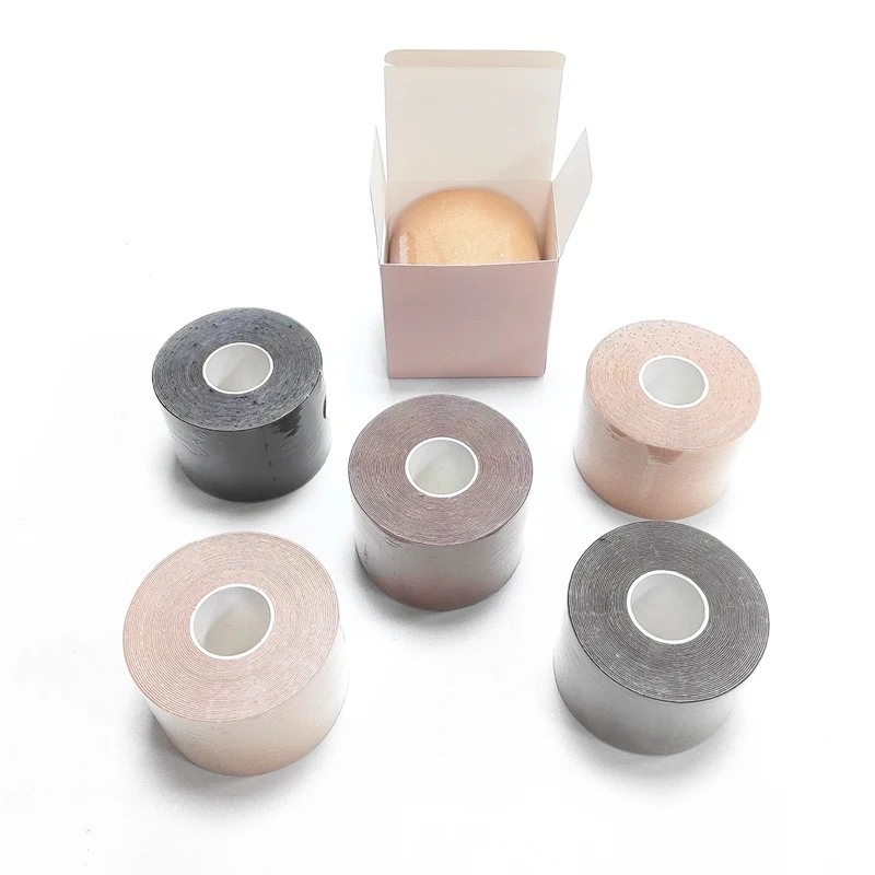 Sweat Proof Nude Waterproof Breast Adhesive Lift Body Tape Bra Support Roll For Strapless Dresses