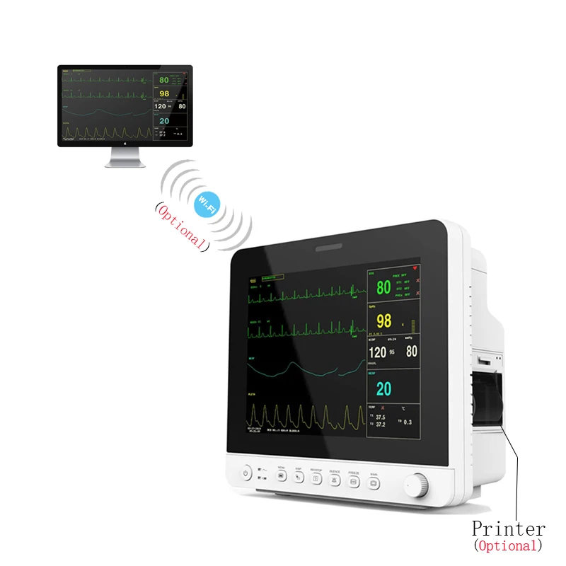 medical equipment suppliers CONTEC CMS8000-1 multi-parameter patient monitor china