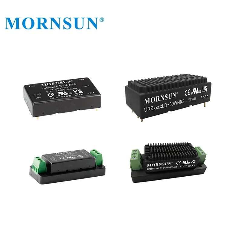 Mornsun URA2412LD-30WR3 Ultra-wide Input 9V-36V DUAL Output 27V 24V DC to 12V 30W DC Power Supply Converter 30W