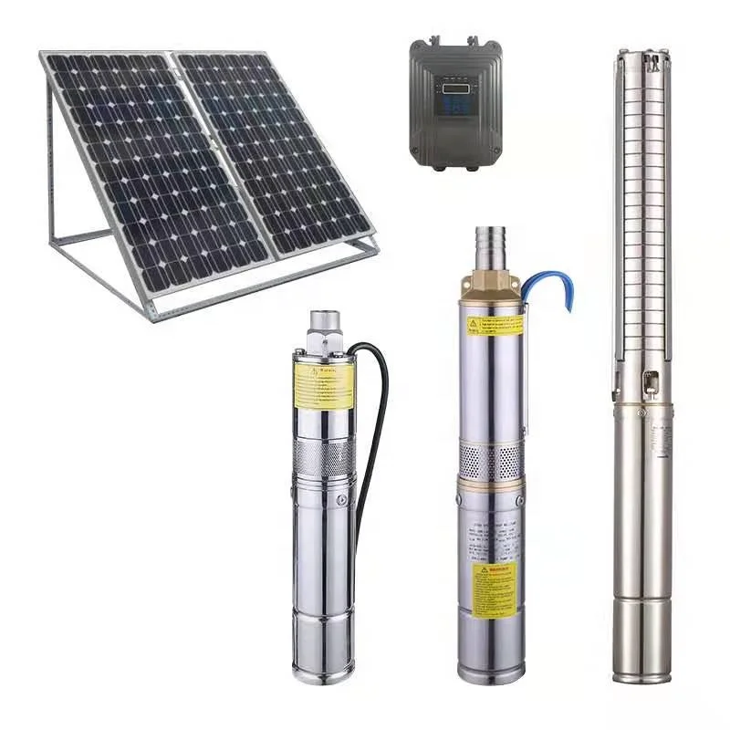 100m 150m 200m 300m Head Large Flow Solar Water Pump Kit Solar Well Pump Kit for Agriculture