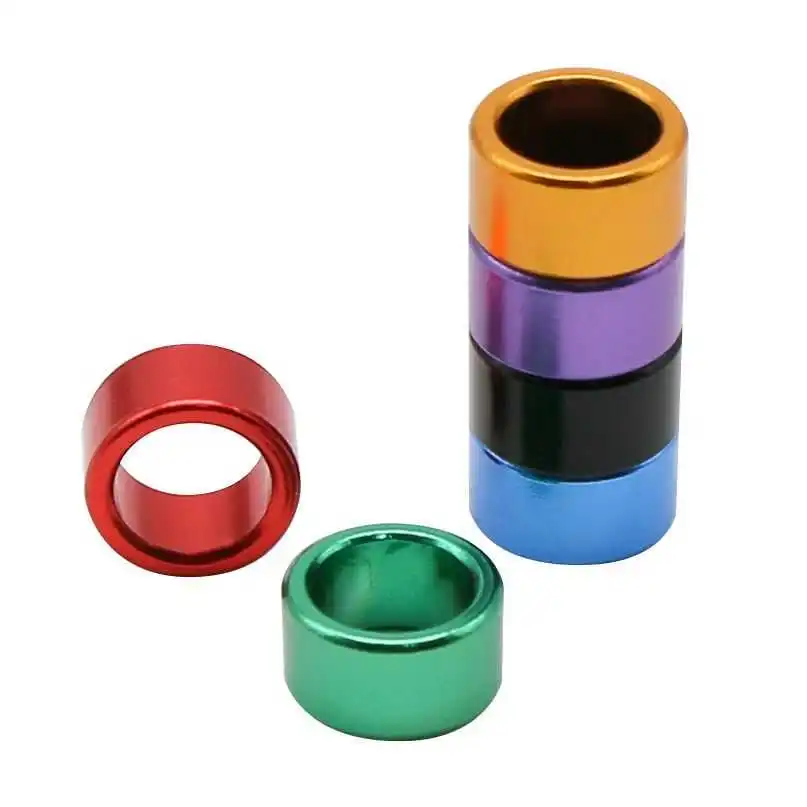 ID 8mm Height 4mm Aluminium Bird Ring Pigeon Leg Bands Outdoor Flying Training Identification Foot Ring 12 Pcs 6 Color ID 8mm H