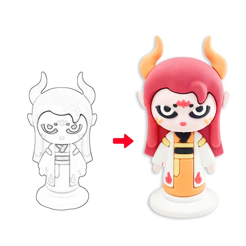 winnel japanese girl anime figures custom pvc 3d japan make-custom-action-figures miniature figurines custom