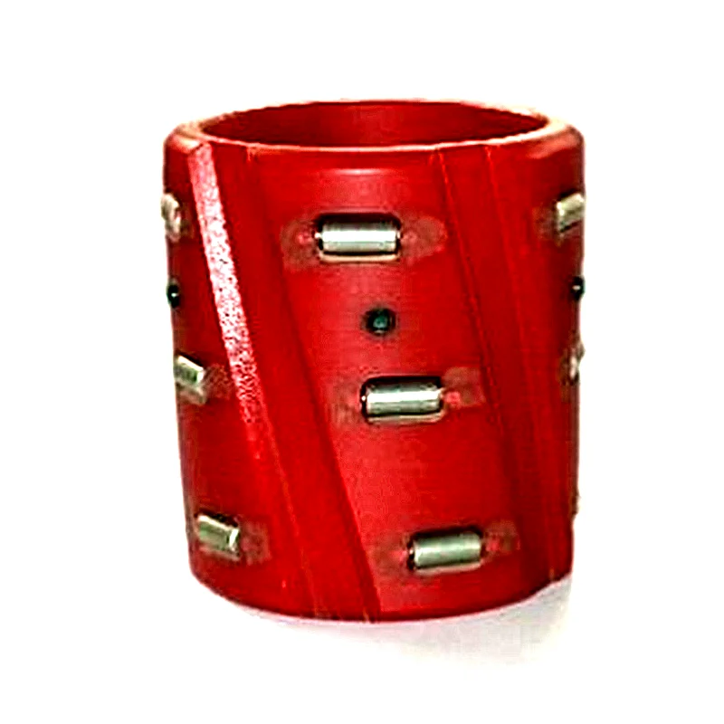 Oilfield Drilling Spiral Vane Steel Solid Rigid Roller Centralizer