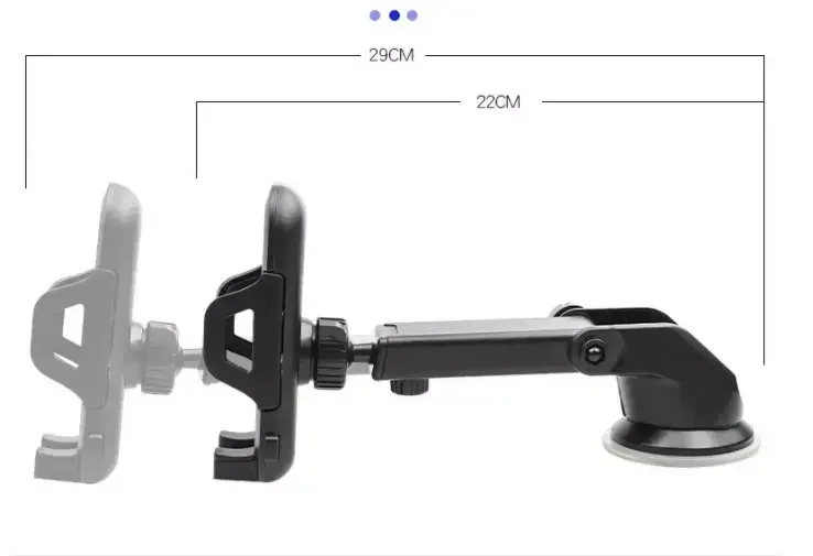2 in 1 Universal Car Phone Holder Cradle Car Dashboard Gravity Mount Phone Holder for Smartphone Holders In Car