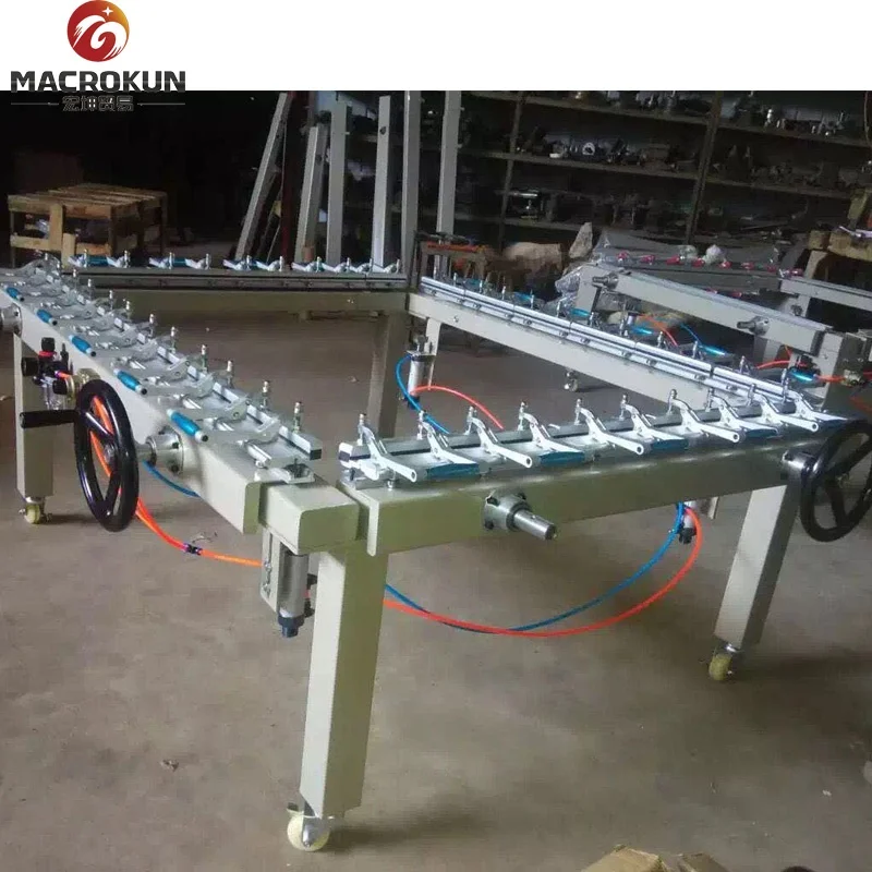 Manual silk screen stretching machine for screen printing